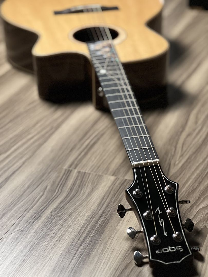 SQOE Spain SQ-PFZL-GAC TransAcoustic with Effects in Natural Gloss Spruce/Rosewood