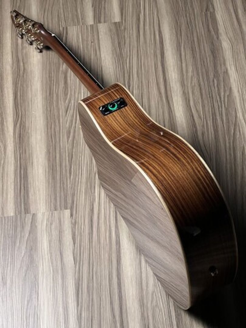 SQOE Spain SQ-PFZL-DC TransAcoustic พร้อมเอฟเฟกต์สี Natural Gloss Spruce/Rosewood 