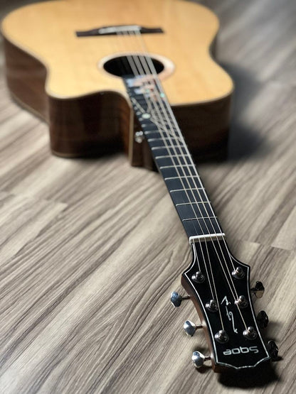 SQOE Spain SQ-PFZL-DC TransAcoustic with Effects in Natural Gloss Spruce/Rosewood