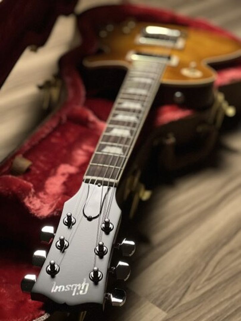 Gibson Les Paul Standard Kirk Hammett "Greeny" ใน Greeny Burst w/Case 214430154
