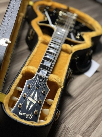 Gibson 1957 Les Paul Custom Reissue 3-Pickup Bigsby in Ebony w/Case 731206