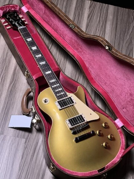 Gibson Custom Shop 57 Les Paul Standard Gold Top Gloss NH w/Case 722173