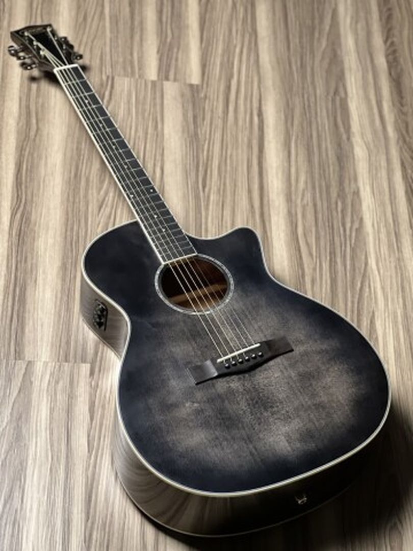 SQOE Spain S340FG BK TransAcoustic พร้อมเอฟเฟกต์ใน Black Burst