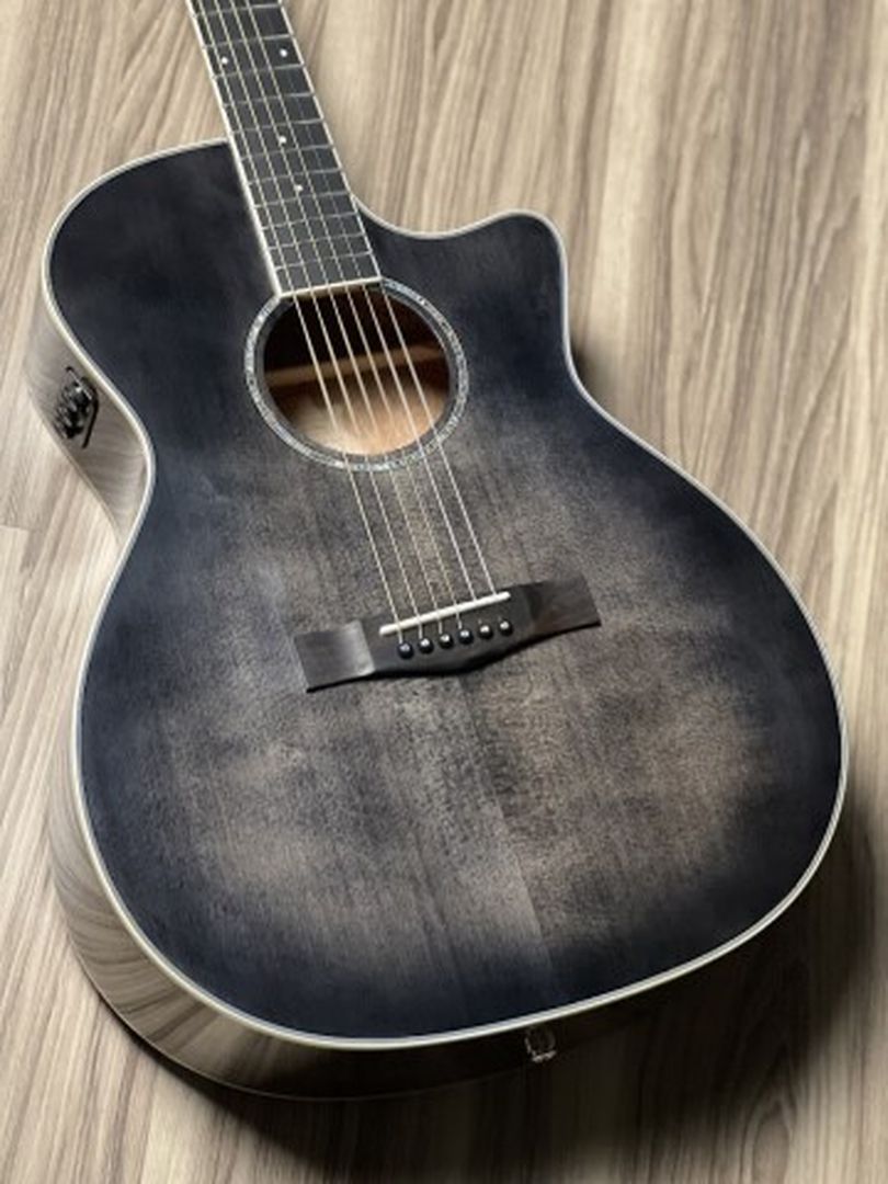 SQOE Spain S340FG BK TransAcoustic พร้อมเอฟเฟกต์ใน Black Burst