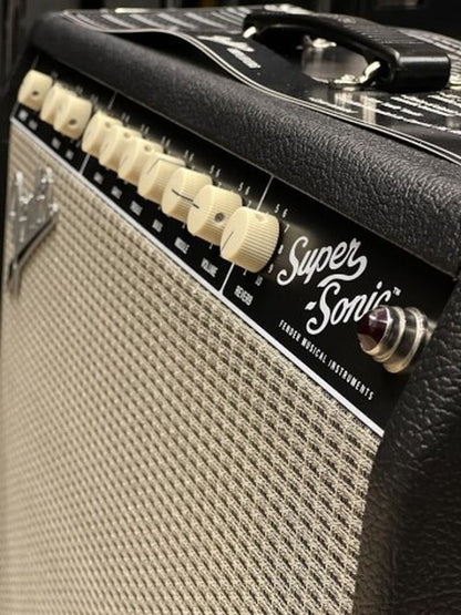 Fender Super Sonic 22 Tube Combo Guitar Amplifier Black UK