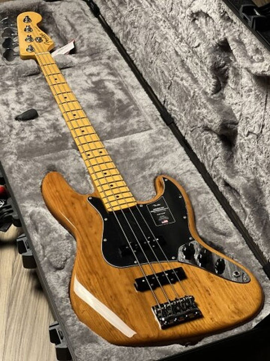Fender American Professional II Jazz Bass with Maple FB in Roasted Pine