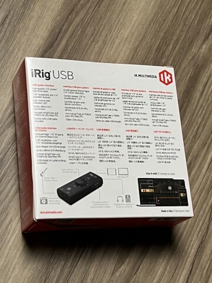 IK Multimedia iRig USB ※付属ライセンス未使用 IK Multimedia iRig USB ※付属ライセンス未使用 IK Multimedia iRig