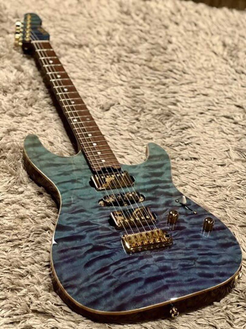 ESP Snapper Custom QM Blue Gradation E4370182