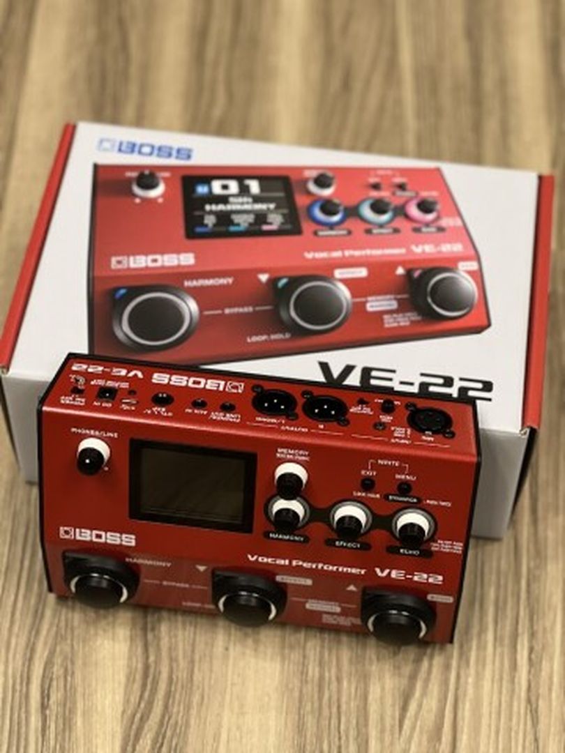 vocal effect pedal Boss VE-22 Vocal Effects Processor Performer Pedal – nafiriguitar.com