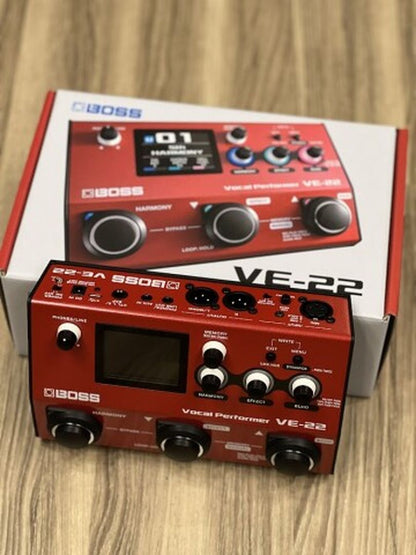 Boss VE-22 Vocal Effects Processor Performer Pedal