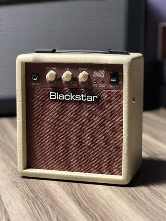 Blackstar Debut 10E 2x3-Inch 10-Watt Combo Amp in Cream/Oxblood