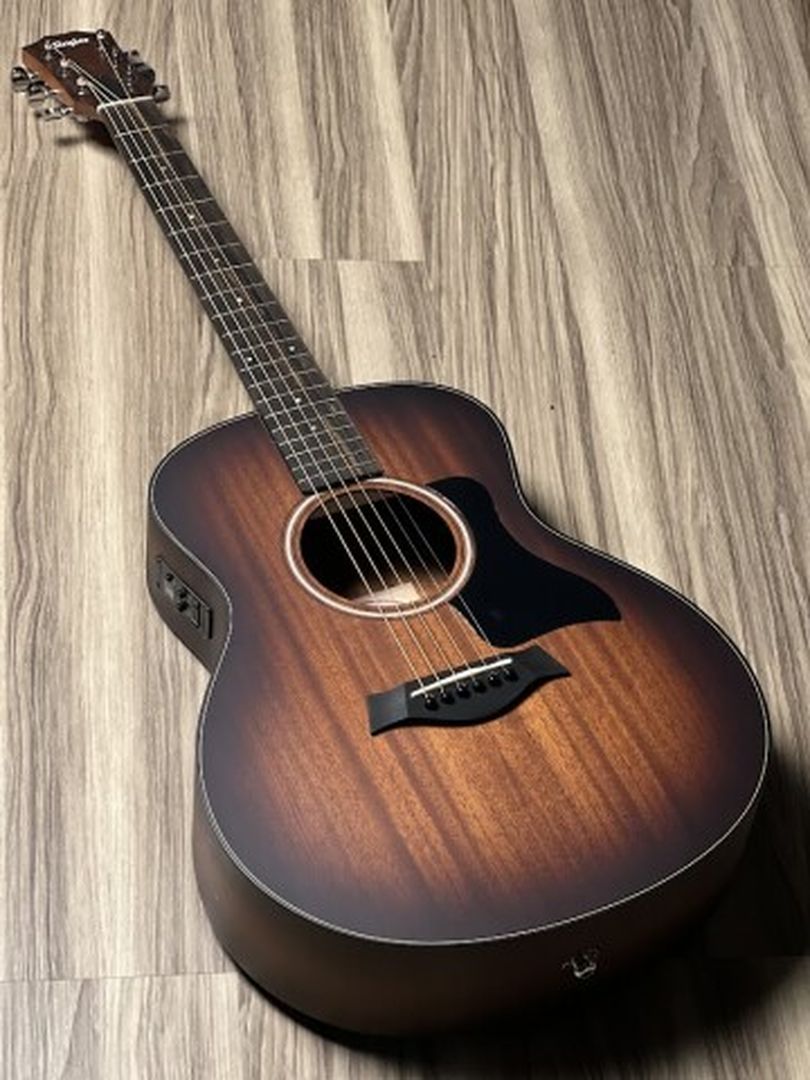 Taylor GS Mini-e LTD (Mahogany Top) Acoustic Guitar with Bag in Shaded Edge Burst