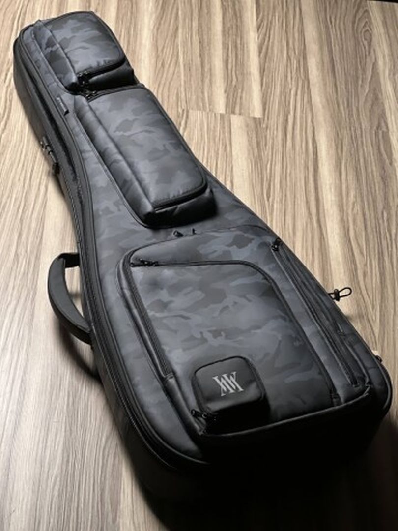 Moonwalk Stage EG1200 Premium Aerocase Gigbag for Guitar in Army Gray