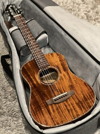 Covenant Traveller M3-E KOA Mini Dreadnought with Fishman Preamp