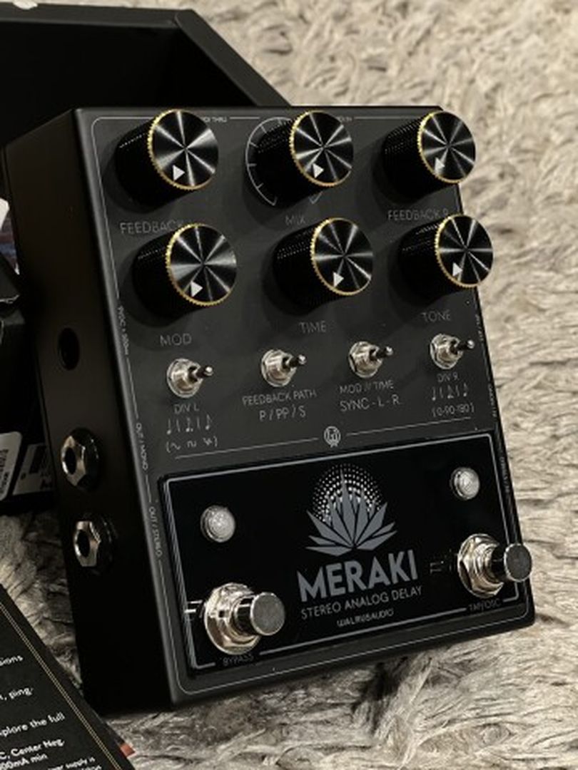 Walrus Audio Meraki Analog Stereo Delay in Blacked Out Limited Edition –