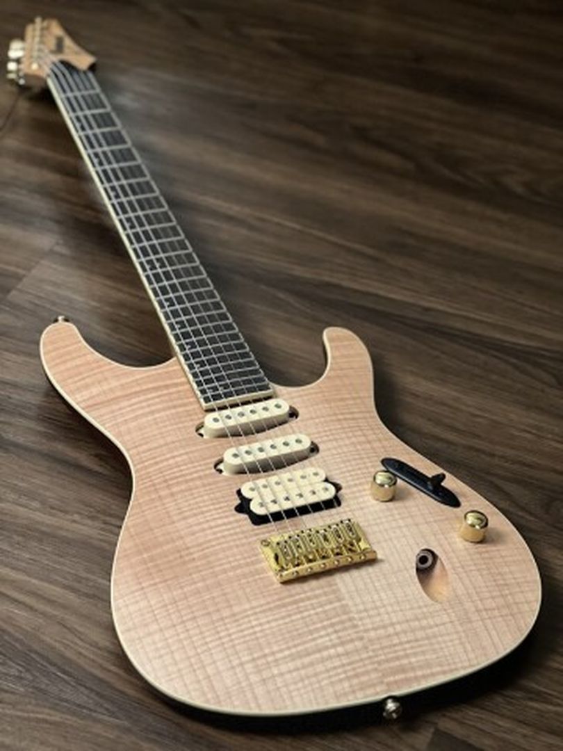 Ibanez SEW761FM-NTF Electric Guitar in Natural Flat