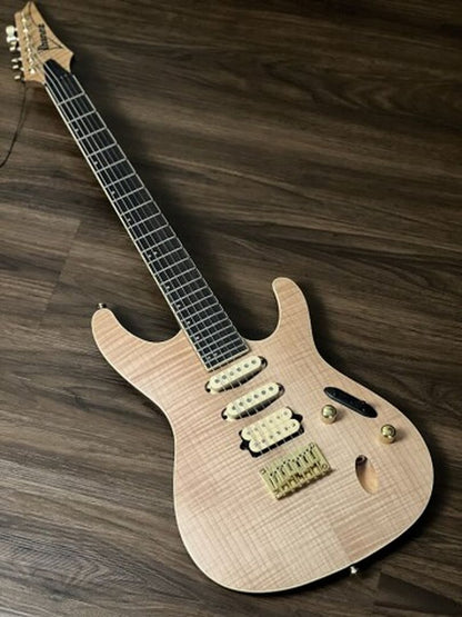 Ibanez SEW761FM-NTF Electric Guitar in Natural Flat