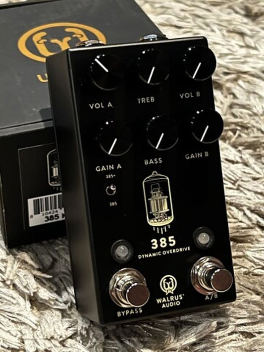 Walrus Audio 385 Overdrive MKII Guitar Effects Pedal in Black