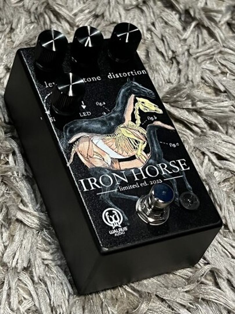 Walrus Audio Iron Horse LM308 Distortion V2 Guitar Effects Pedal, Halloween 2023