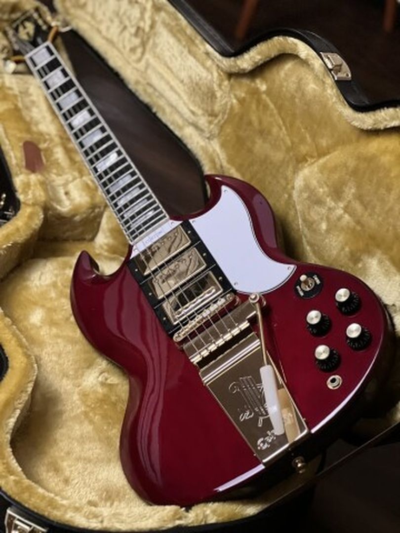 Epiphone Joe Bonamassa 1963 SG Custom in Dark Wine Red Incl