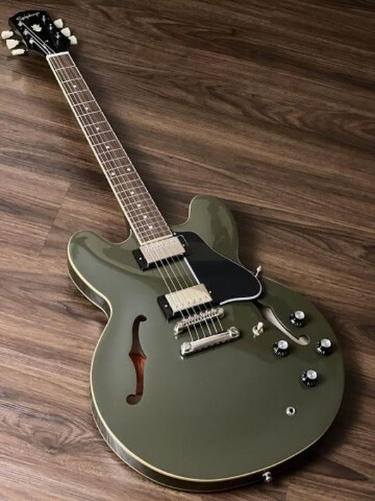 Epiphone ES-335 Electric Guitar Olive Dark Green