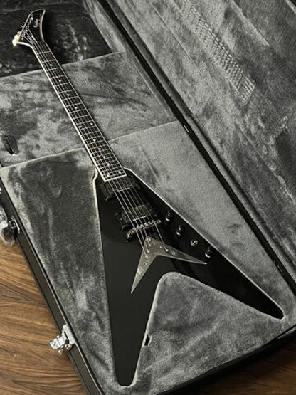 Epiphone Dave Mustaine Flying V Custom in Black Metallic Incl. Hard Case