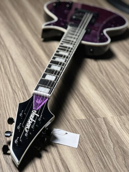 กีตาร์ Jackson Pro Series Signature Marty Friedman MF-1 พร้อม Ebony FB ในกระจกสีม่วง