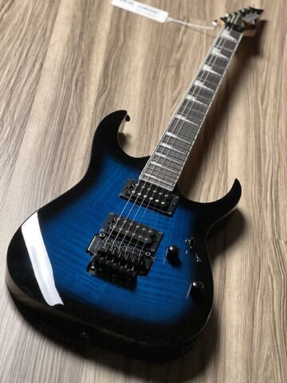 Ibanez GRG320FA-TBS Electric Guitar in Transparent Blue Sunburst